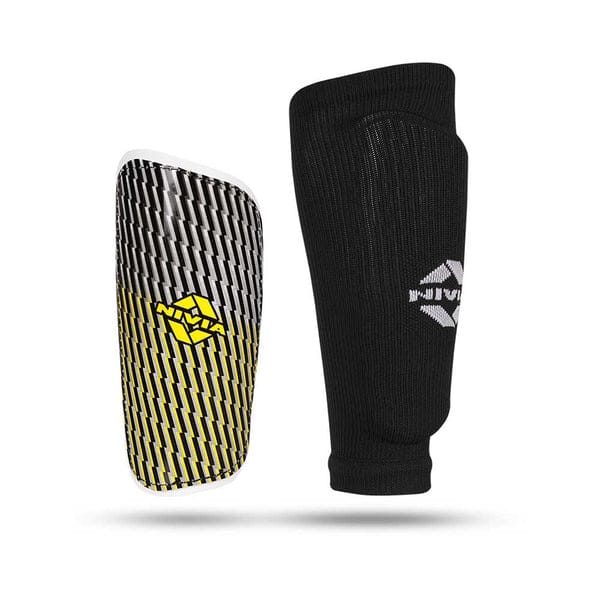 Nivia Classic with sleeves Football Shin Guard