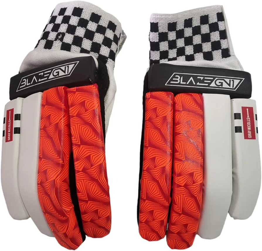 Gray-Nicolls GN1 Blaze Cricket Batting Glove – Mens, Green,White, Right-handed